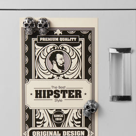 Cucaledo skull magnets add a playful goth touch to any kitchen.