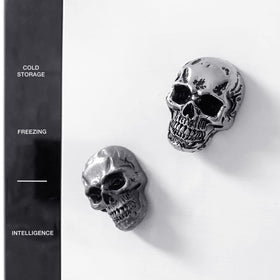 Cucaledo skull magnets ideal for fridge, locker, and whiteboard surfaces.