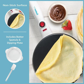 CucinaPro batter spatula helps flip and spread with precision