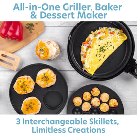 CucinaPro Multi Baker Deluxe dessert plate for creative treats