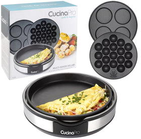 CucinaPro Multi Baker Deluxe easy-clean surface