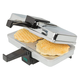 CucinaPro pizzelle maker cannoli shells and waffle cones ready in minutes