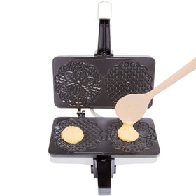 CucinaPro Pizzelle Maker is ideal for holiday baking and gatherings.