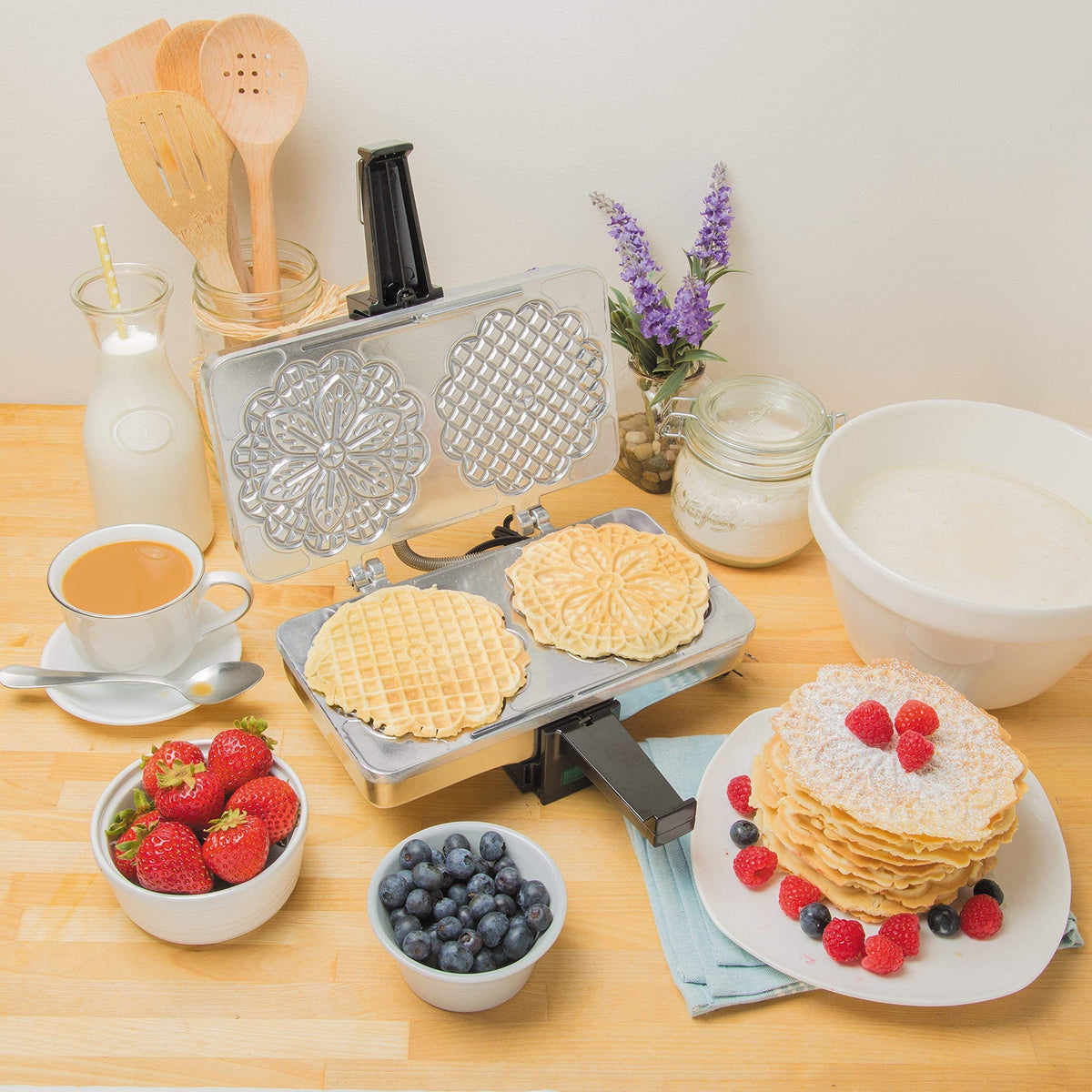 CucinaPro pizzelle maker is a thoughtful holiday gift idea for bakers