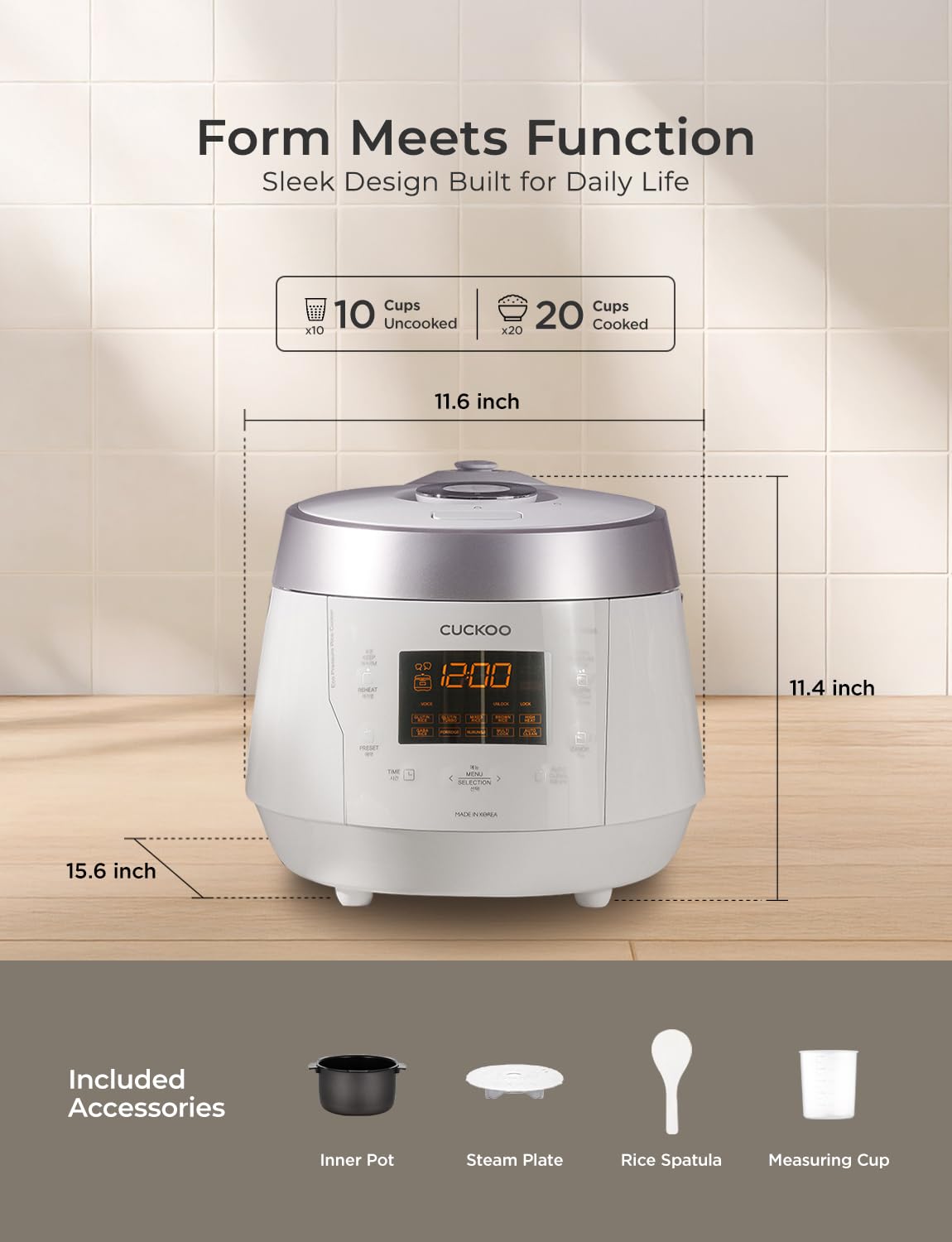 CUCKOO CRP-P1009SW steam plate in action for healthier steamed dishes.