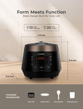 CUCKOO nonstick inner pot for easy release and cleaning