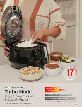 CUCKOO voice guide feature for assisted cooking