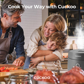 CUCKOO Micom 6-cup cooked capacity suits family meals with batch prep