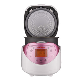 CUCKOO Micom CR-0631F nonstick inner pot enables quick rice release and cleanup.