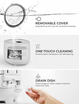 CUCKOO Rice Cooker timer and warming mode for busy days