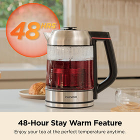 CUCKOO 1.7 liter capacity ideal for multiple servings