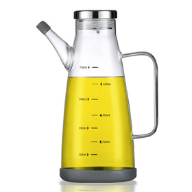 Cucudoner oil dispenser 750ml bottle with drip-free spout for mess-free pouring.
