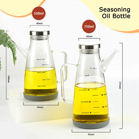 Cucudoner oil dispenser dust cap keeps contents clean between uses.