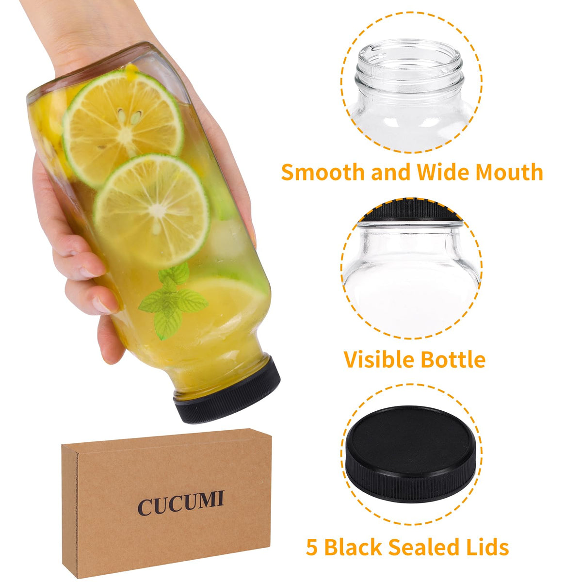 CUCUMI straw brush keeps straws clean between uses