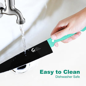 CuCut non-stick coating reduces sticking, easing cleaning.