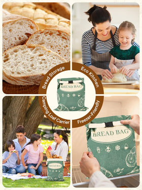 CUIJIALA eco-friendly packaging highlights sustainable bread storage solution.