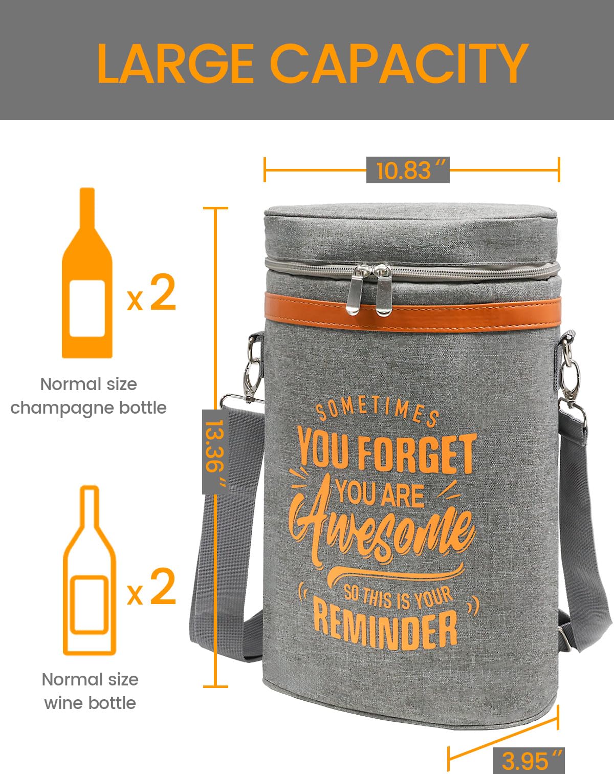 CUIJIALAHA wine gift set with tumblers for outdoor entertaining