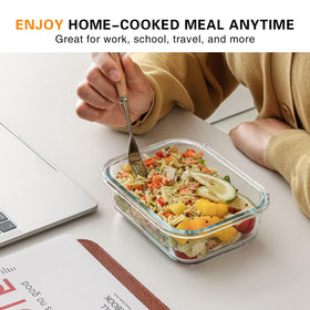 Cuiselect 10-pack glass set reduces waste while offering convenient meal prep.