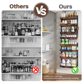 CUISIBOT wall-mount option for pantry organizer demonstrates flexible placement