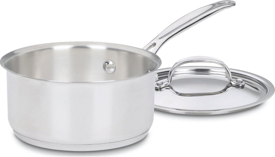 Cuisinart 1.5-quart sauce pan with cover ideal for small-batch sauces