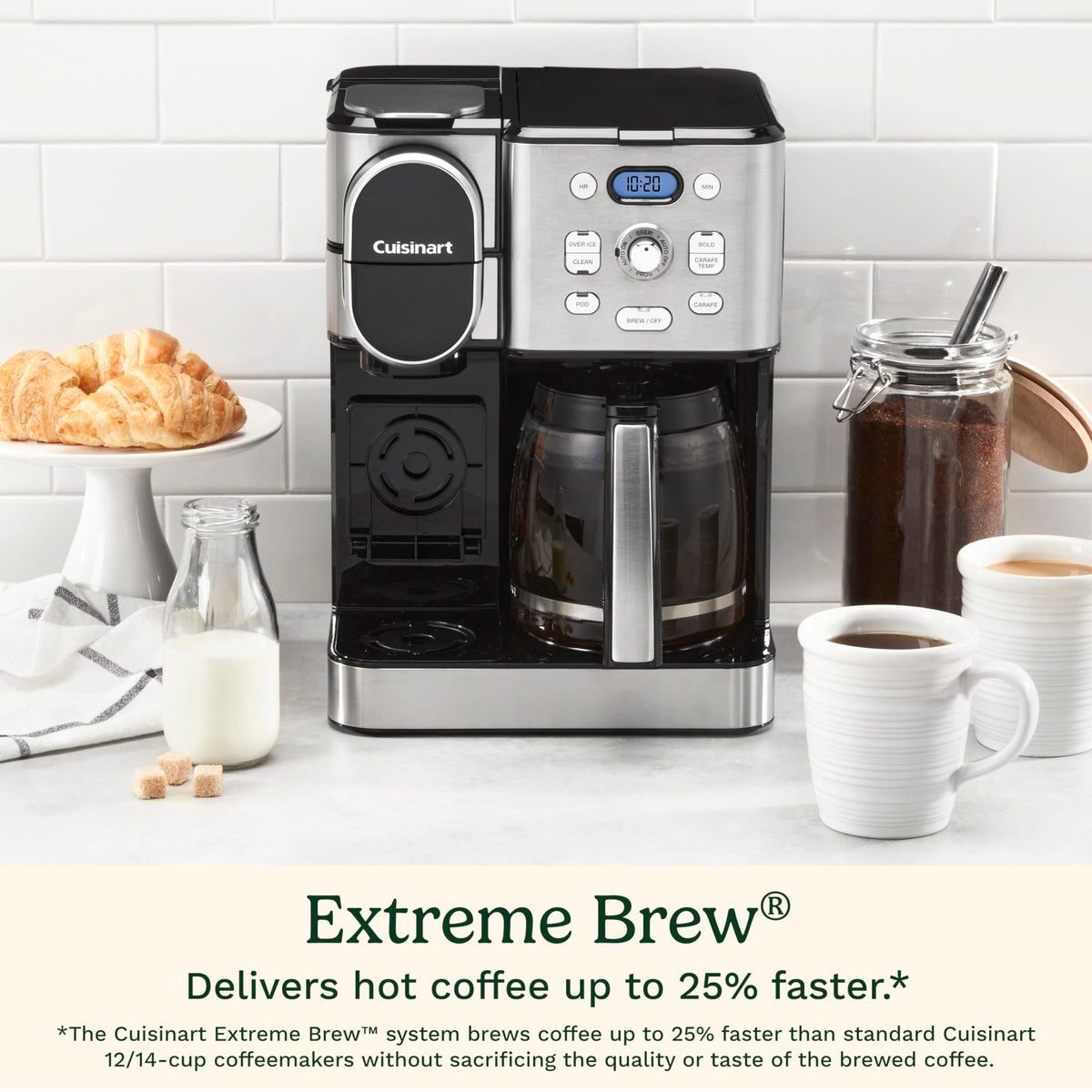 Cuisinart brew strength control lets you tailor flavor from regular to bold