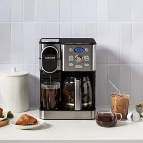 Cuisinart glass carafe shows generous capacity for pot brewing