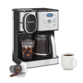 Cuisinart coffee maker single-serve brewer with five cup sizes for flexibility