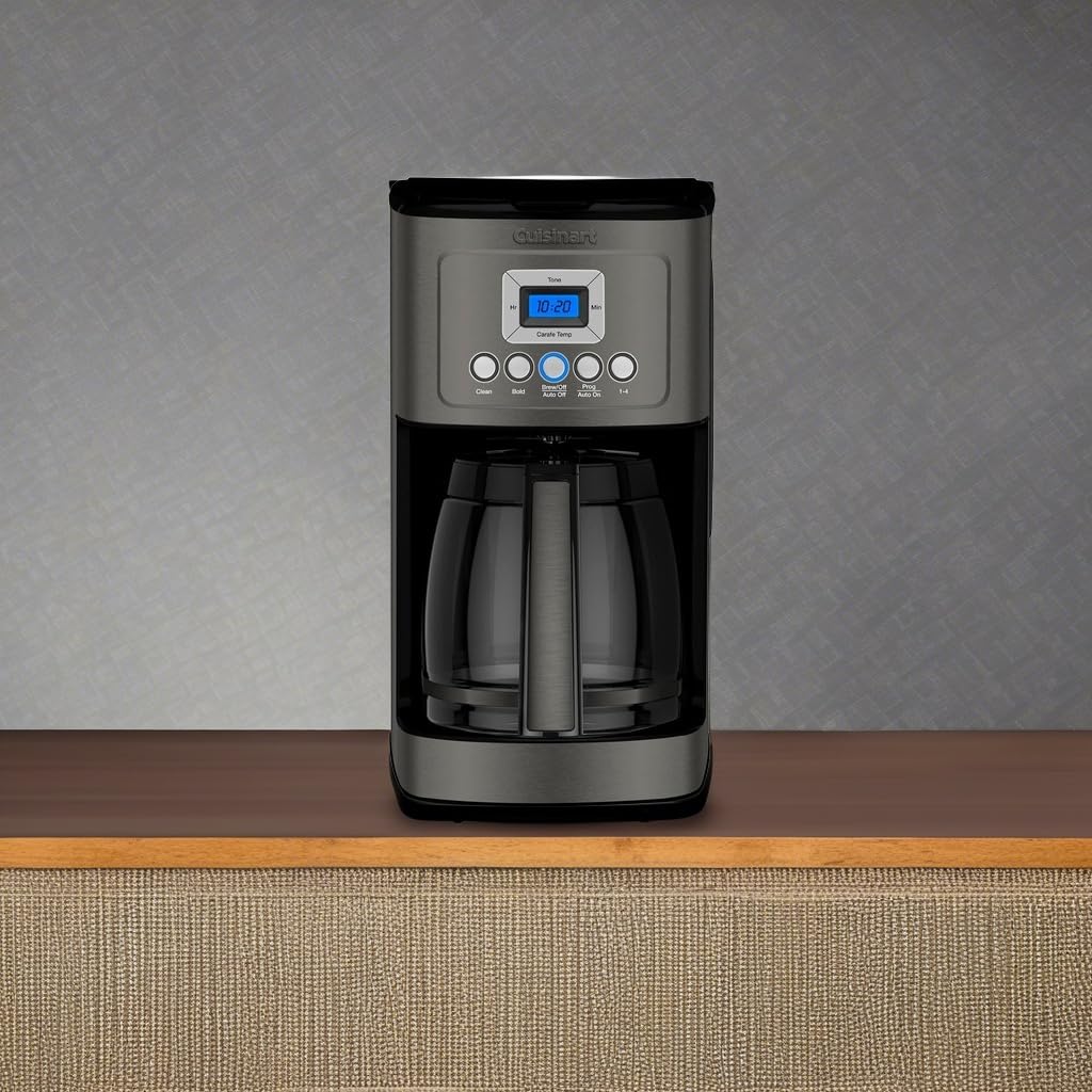 Cuisinart programmable 24-hour feature demonstration for morning readiness.