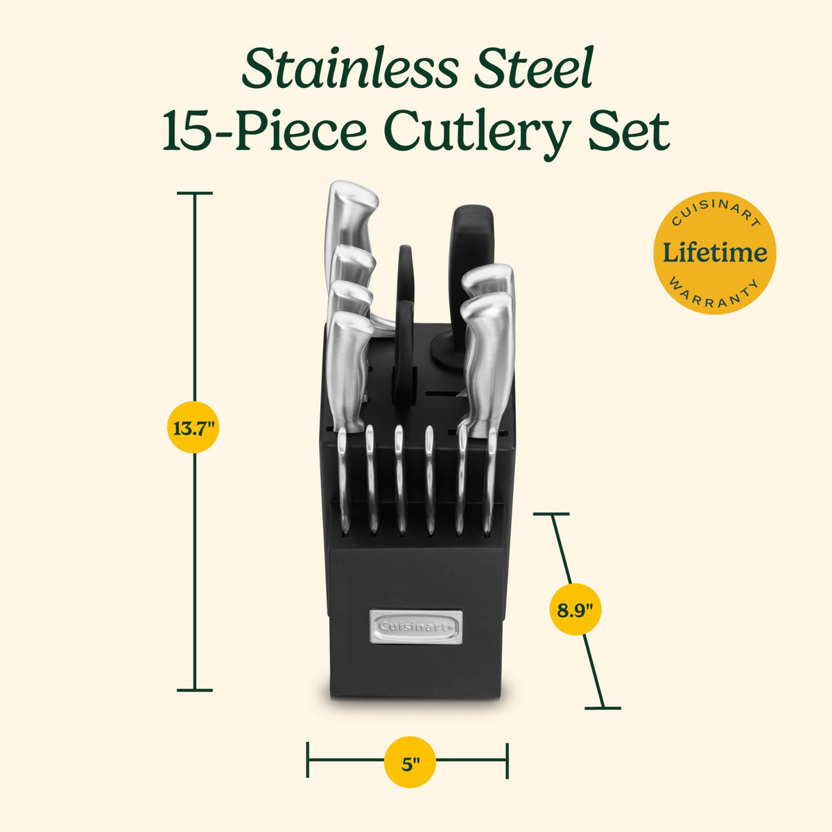 Cuisinart 3.5-inch birds-beak paring knife for delicate peeling