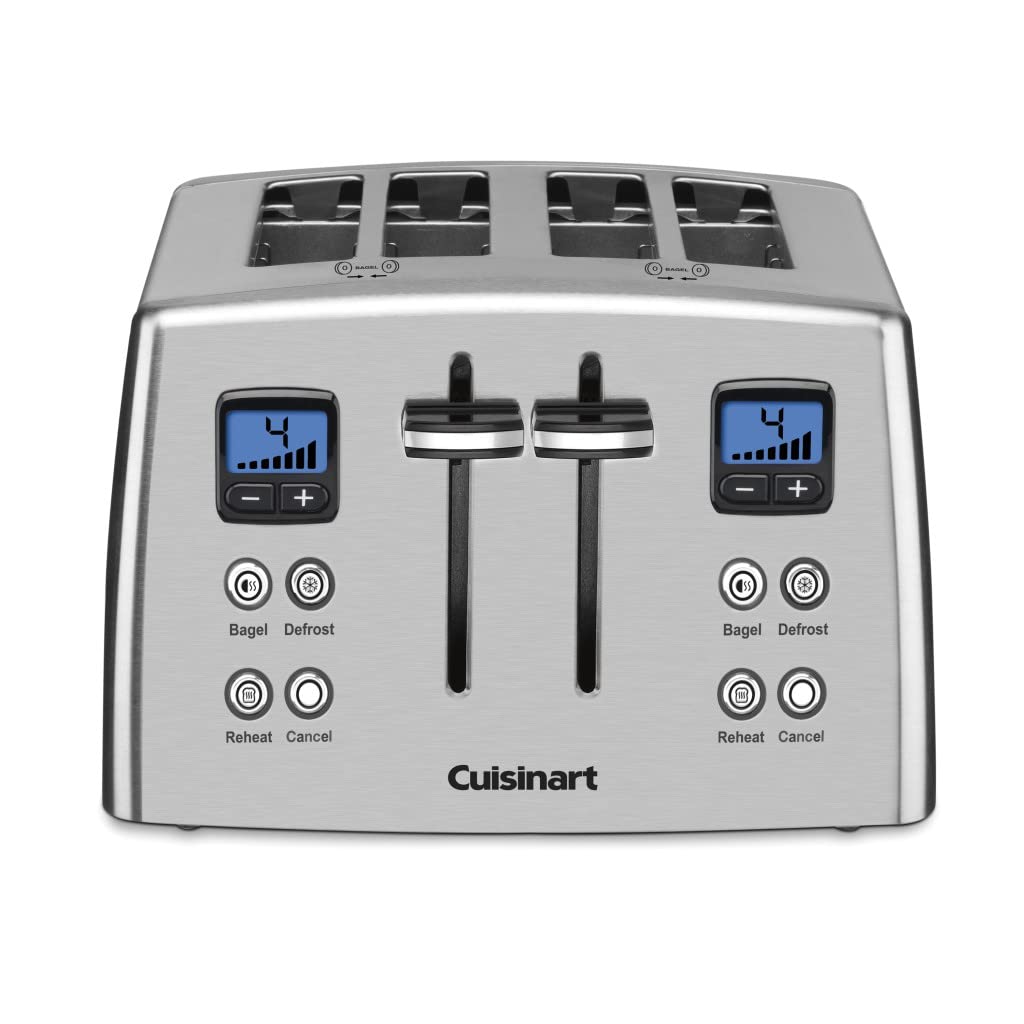 Cuisinart CPT-435P1 toaster with extra-wide slots for bagels and pastries