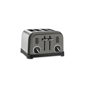 Cuisinart 4-Slice Toaster compact stainless with even browning and extra-wide slots