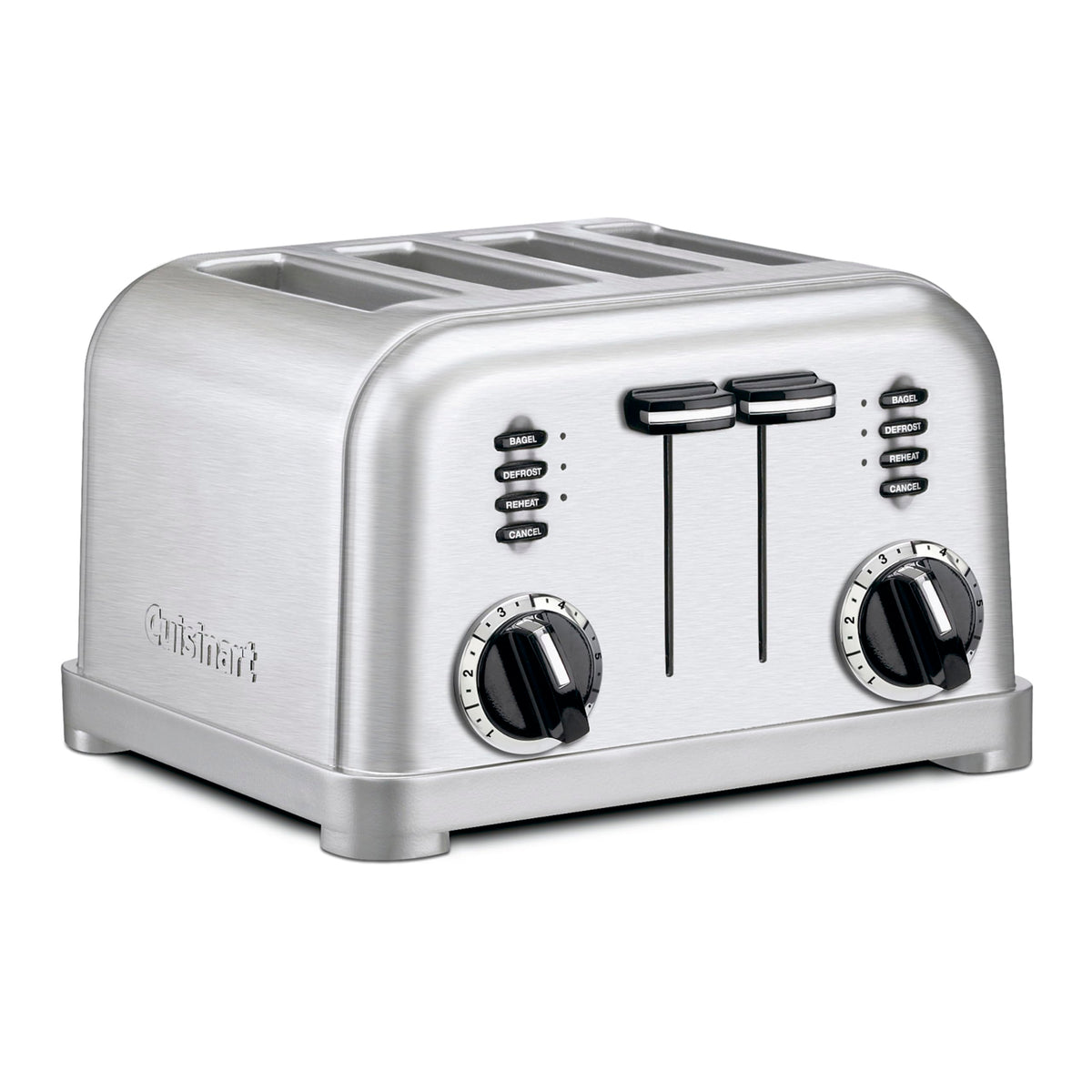 Cuisinart 4-slice toaster with extra-wide 1.5-inch slots for bagels and thick slices