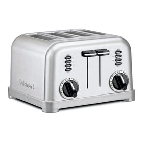 Cuisinart 4-slice toaster with extra-wide 1.5-inch slots for bagels and thick slices