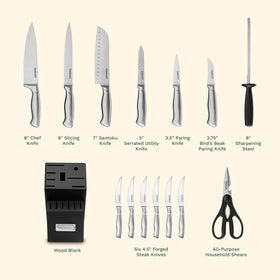 Cuisinart 7-inch santoku knife ideal for versatile chopping