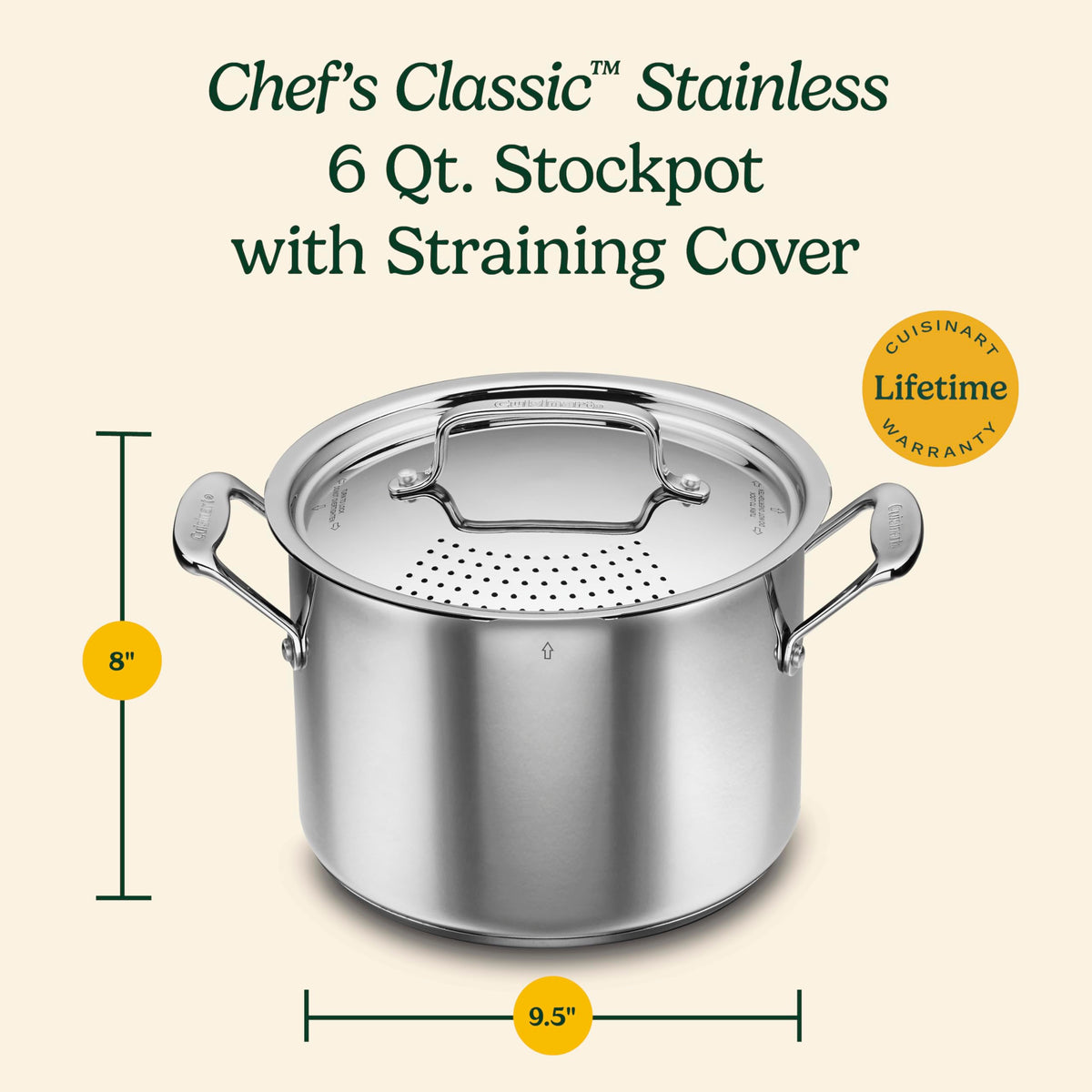 Cuisinart 766S-22 chef-classic-collection pot blends style and durability