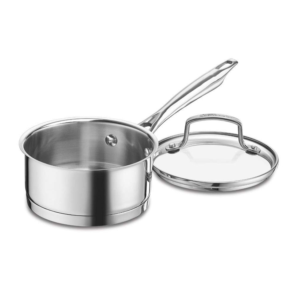 Cuisinart 8919-14 saucepan with mirror finish for even heating and professional cooking