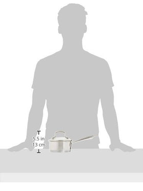 Cuisinart 8919-14 saucepan with cover and glass lid for moisture retention during simmering