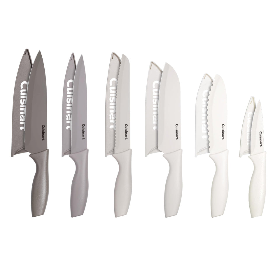 Cuisinart Advantage 8-inch chef knife with ergonomic handle for precise chopping.