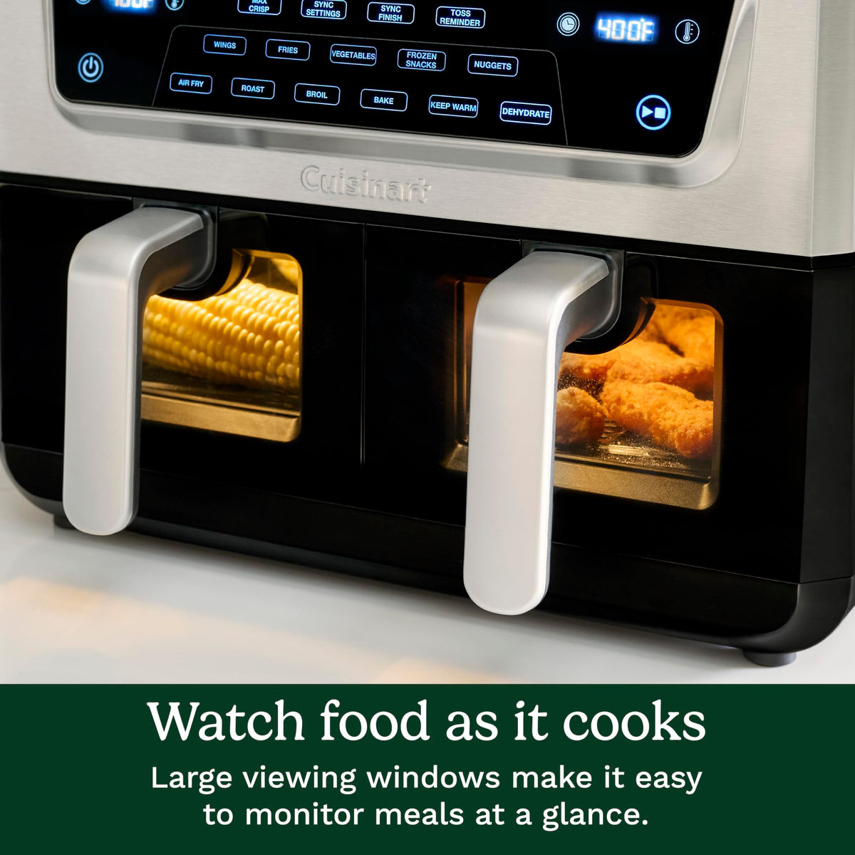 Cuisinart ADZ-112 sync finish technology ensures meals finish together
