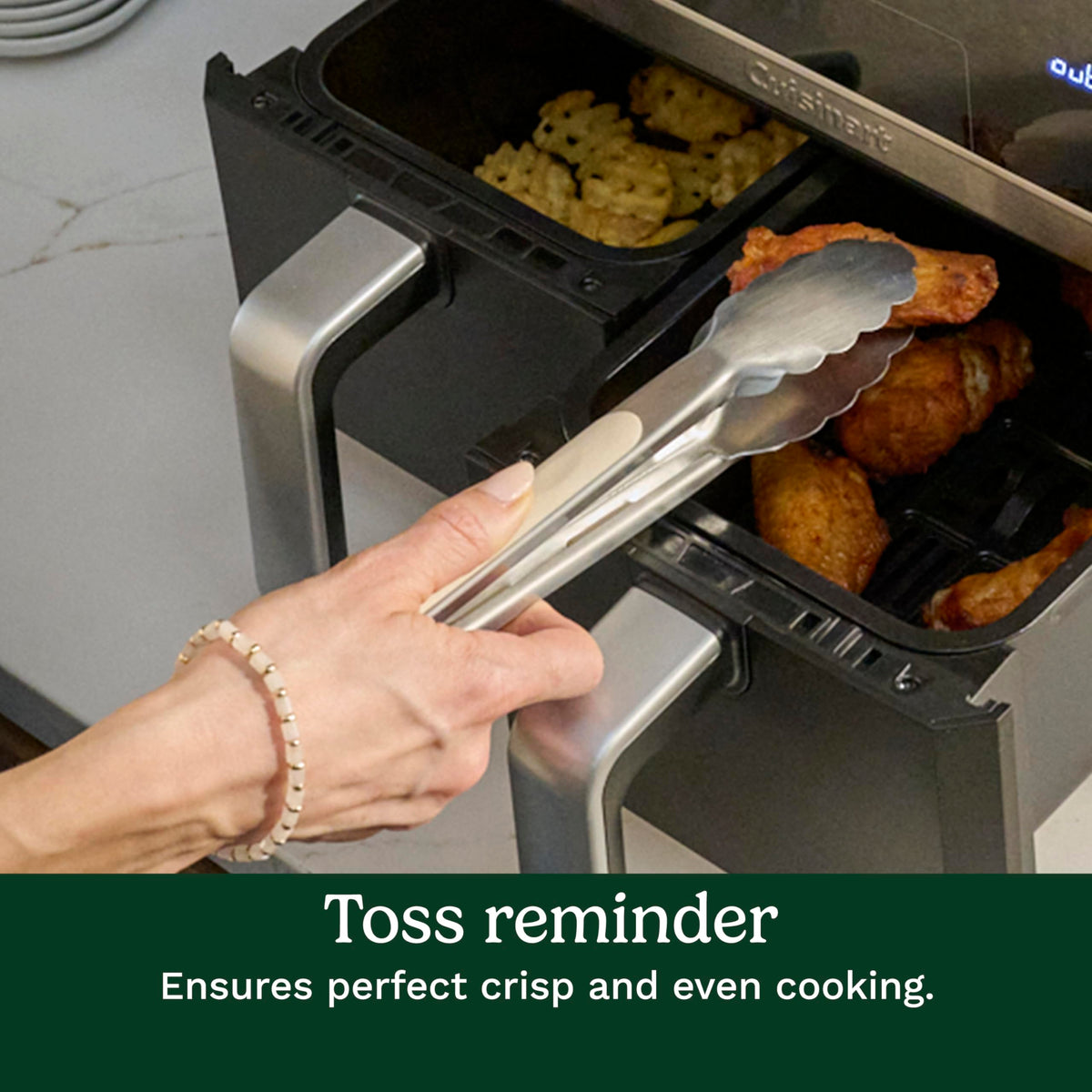 Cuisinart ADZ-112 toss reminder prompts adding ingredients at the right moment