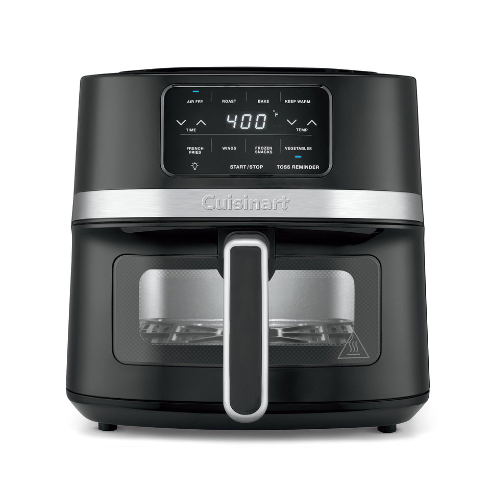 Cuisinart AIR-160NAS basket inside view shows roomy cavity for family meals.