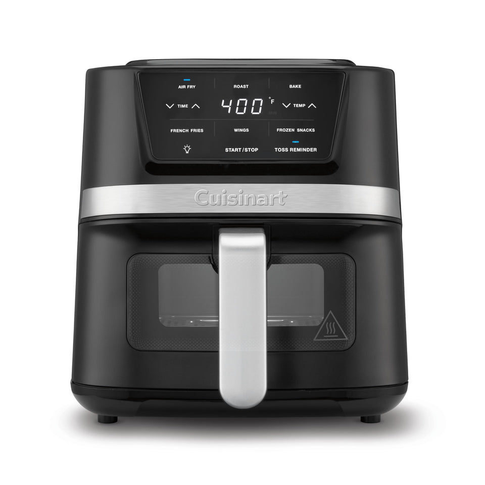 Cuisinart Air Fryer AIR-80 compact front view showing stainless steel body for a modern kitchen