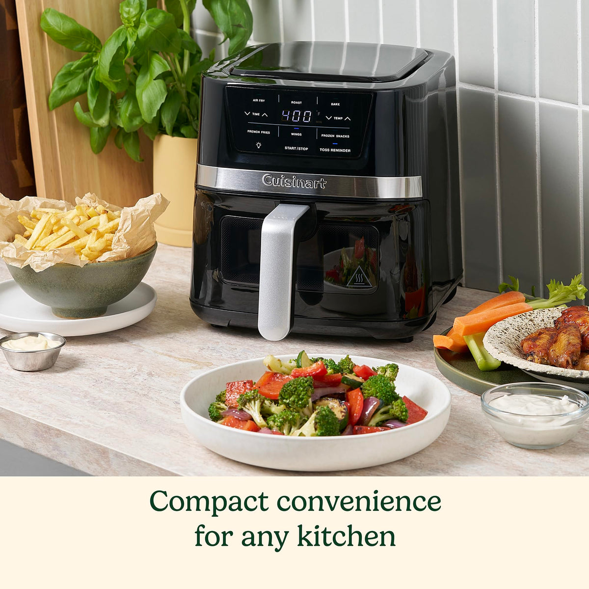 Cuisinart Air Fryer AIR-80 viewing window for easy progress monitoring