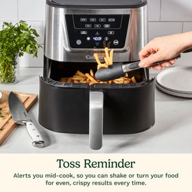 Cuisinart air fryer ceramic non-stick basket cleans easily