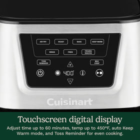 Cuisinart air fryer french fries preset yields evenly cooked fries