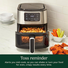 Cuisinart air fryer toss reminder for even crisping