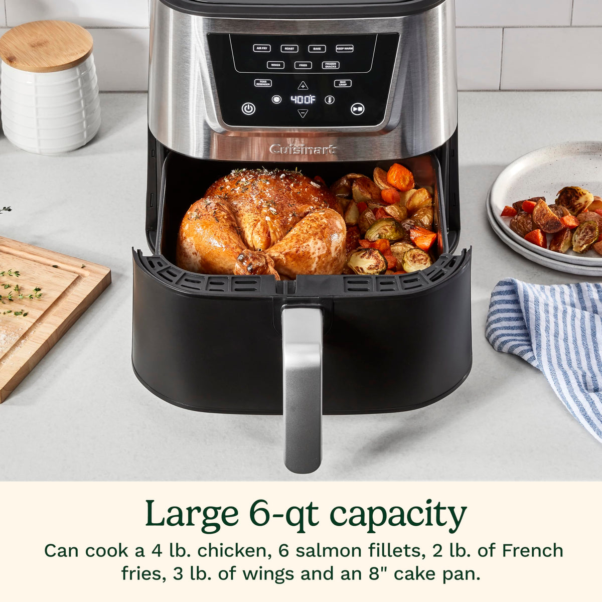 Cuisinart air fryer wings preset for quick, flavorful wings