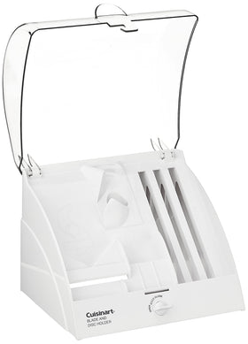 Cuisinart BDH-2 storage with blades and discs neatly protected when closed