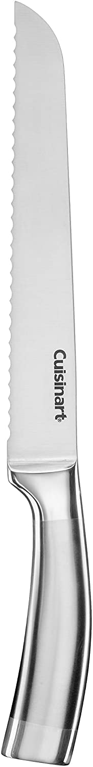 Cuisinart block knife set 8-inch sharpening steel for edge maintenance.