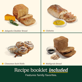 Cuisinart bread maker loaf size options to bake 1 to 2 lb loaves.